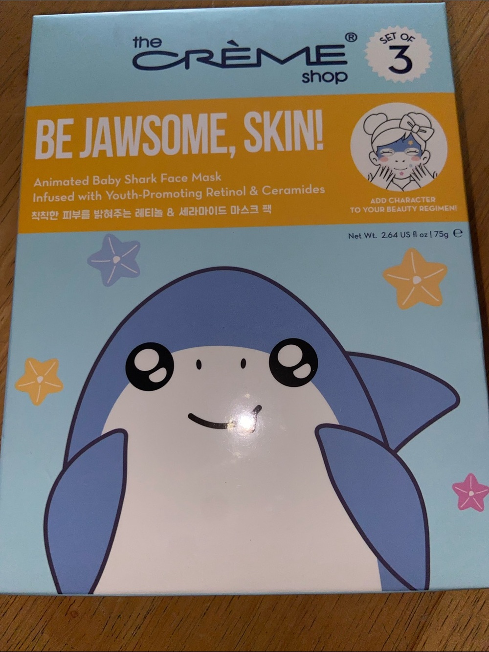 The Creme Shop Be Jawsome skin! Set of 3 masks